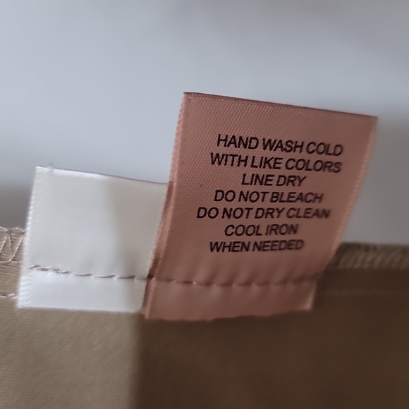 Philosophy Long Coat Pocketed Faux Leather Size Large Beige - Picture 8 of 9